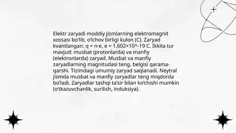 Vakuumdagi elektr maydoni 4