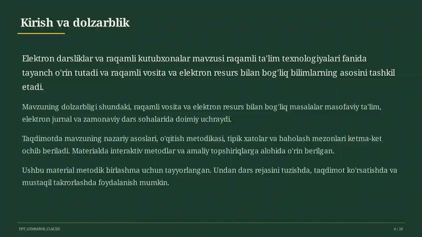 Elektron darsliklar va raqamli kutubxonalar 4