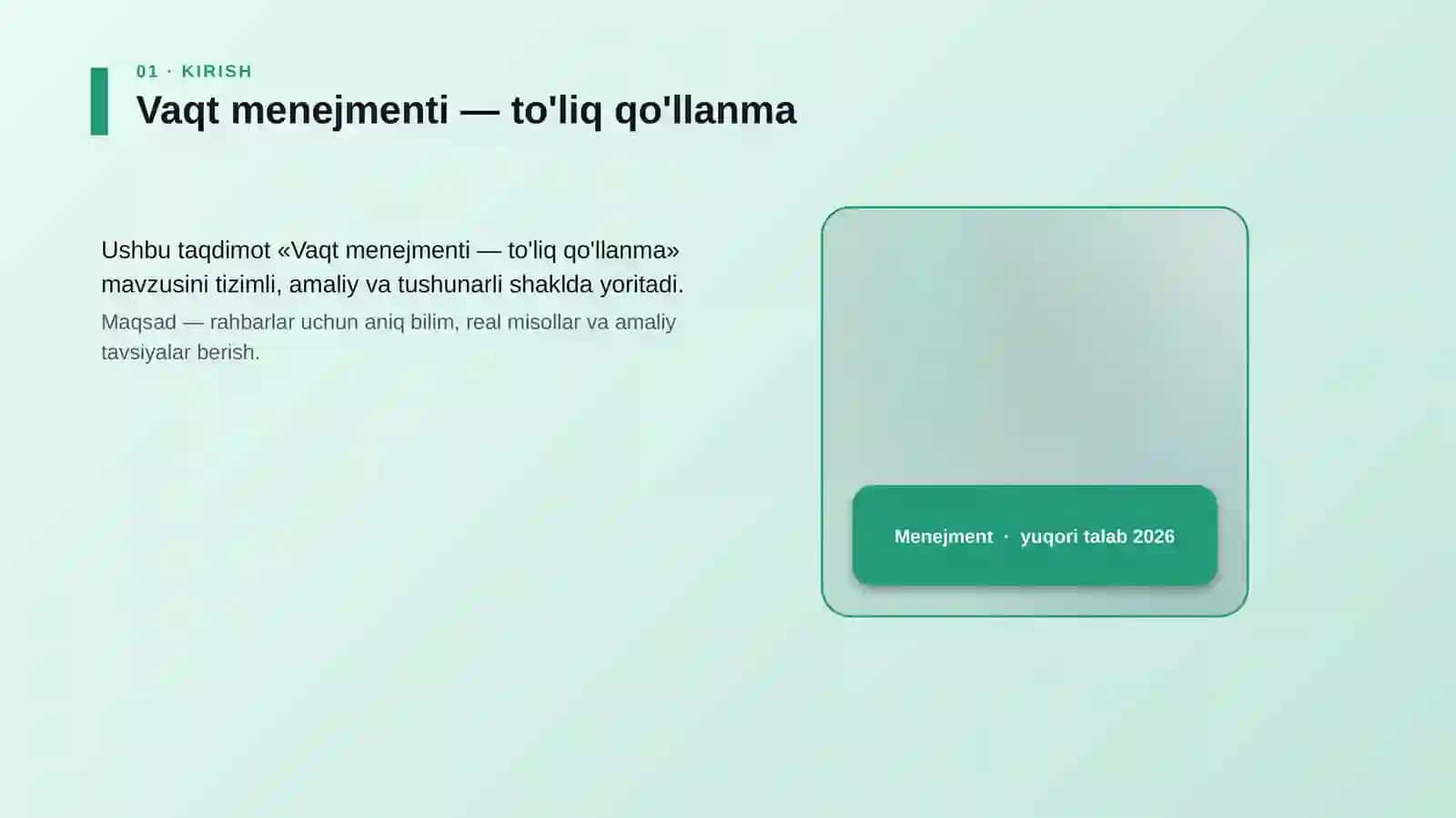 Vaqt menejmenti — to'liq qo'llanma 4