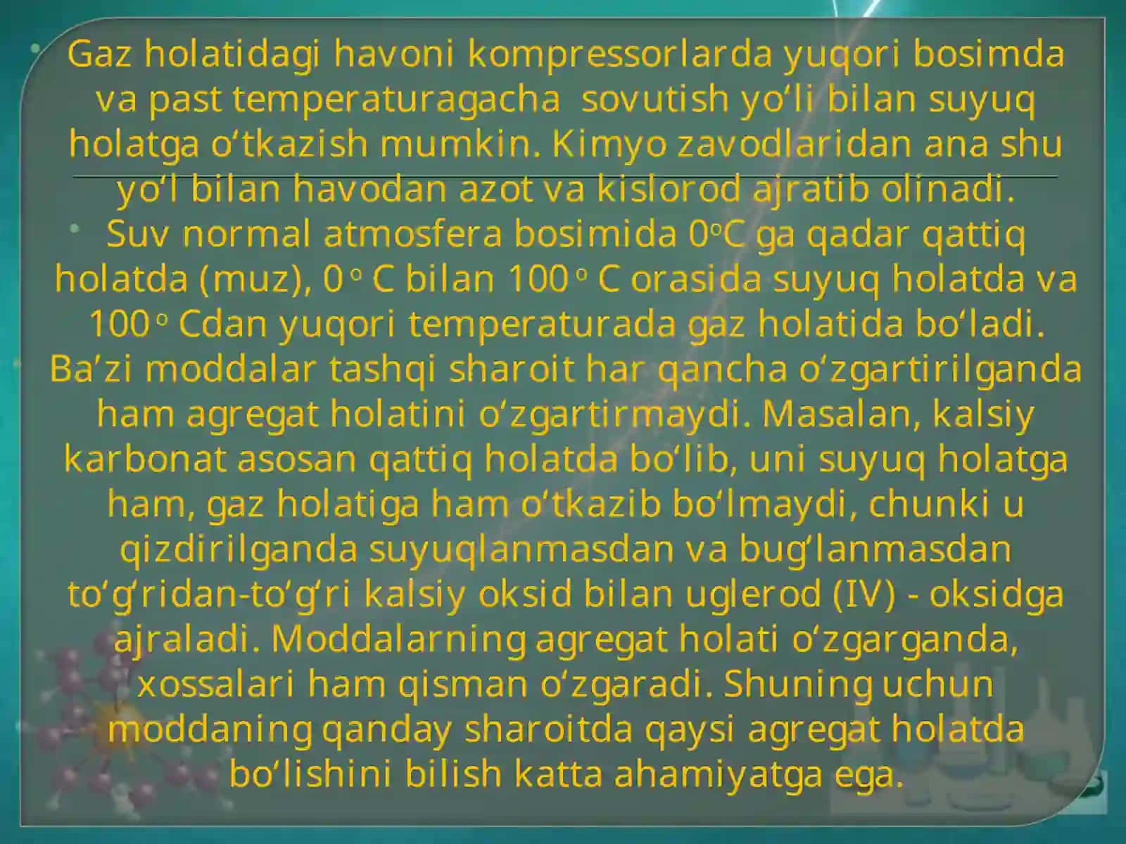 MODDALARNING AGREGAT HOLATLARI 4