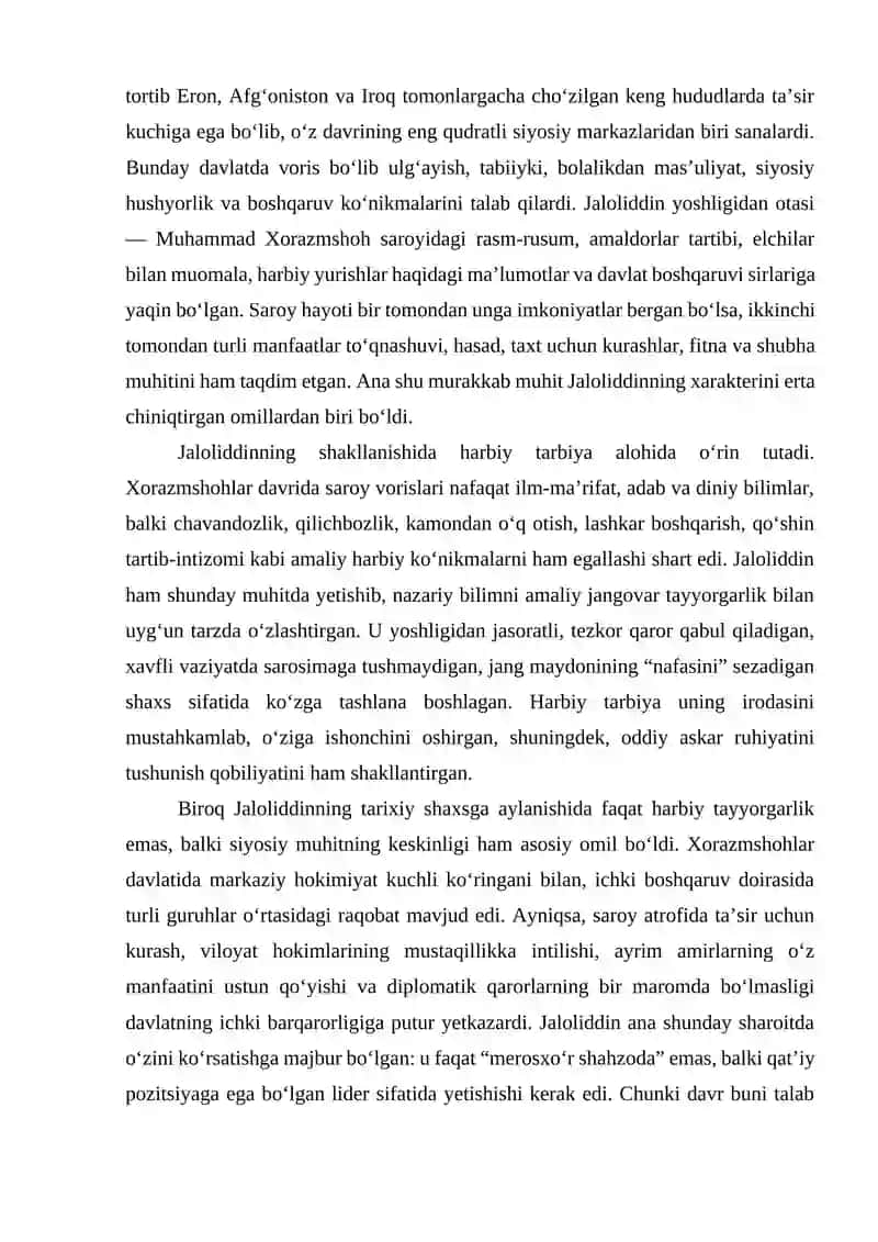 Jaloliddin Manguberdi - Vatan himoyachisi 4