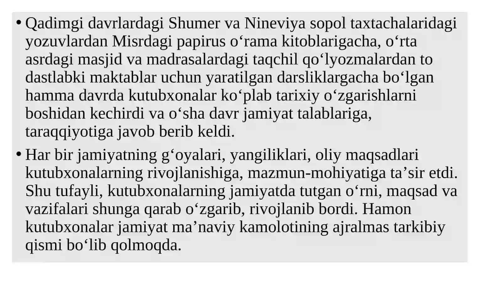 Kutubxonalar, kutubxonashunoslik asoslari 4