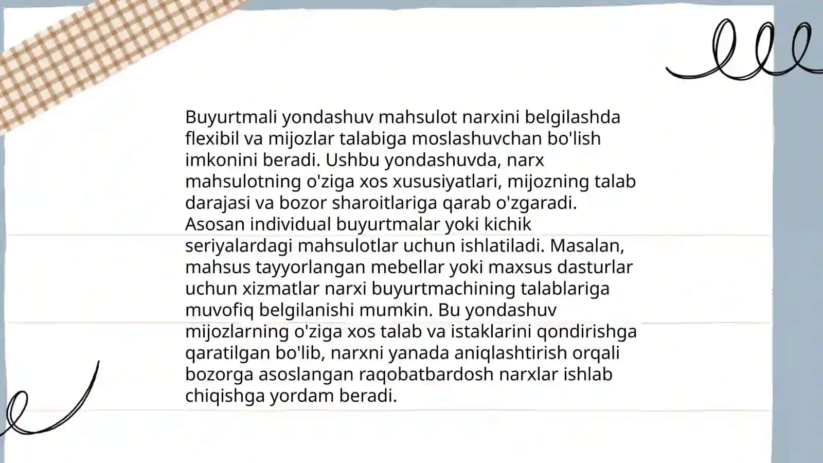 Kalkulyatsiya qilishning buyurtmali usuli 4