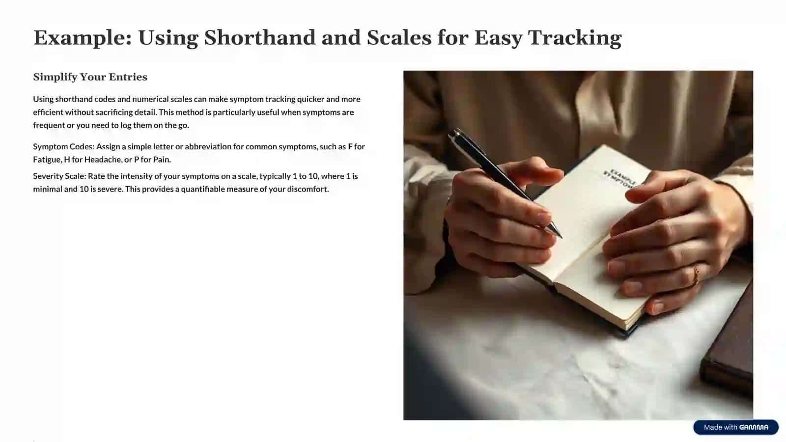 How to Create a Symptom Diary: Track Your Health, Take Control 4