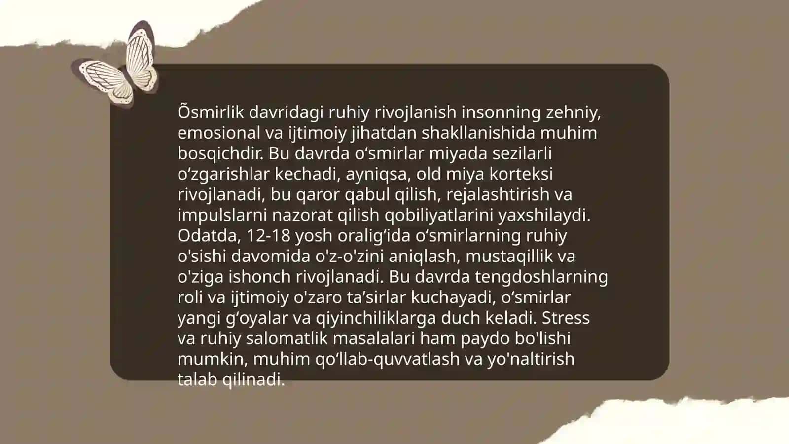 Õsmirlik davri 4