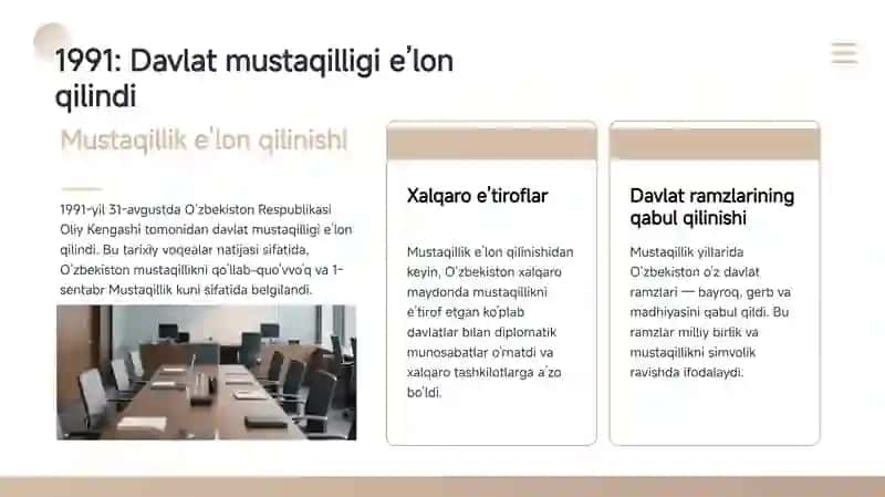 O‘zbekiston34 yillik islohot sari 4
