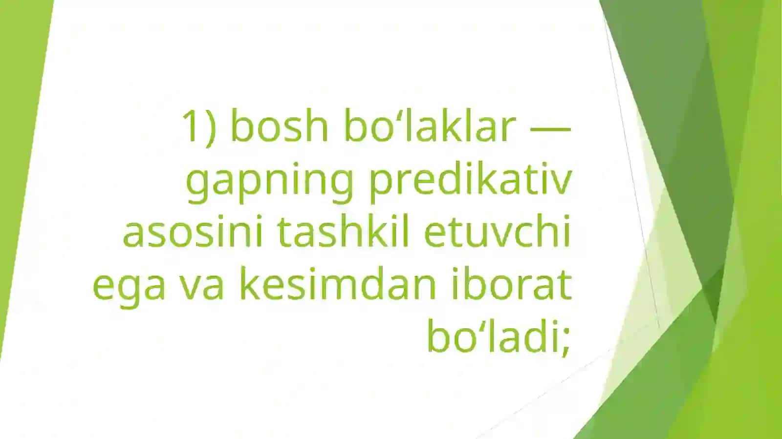 Gap bo’laklari 4