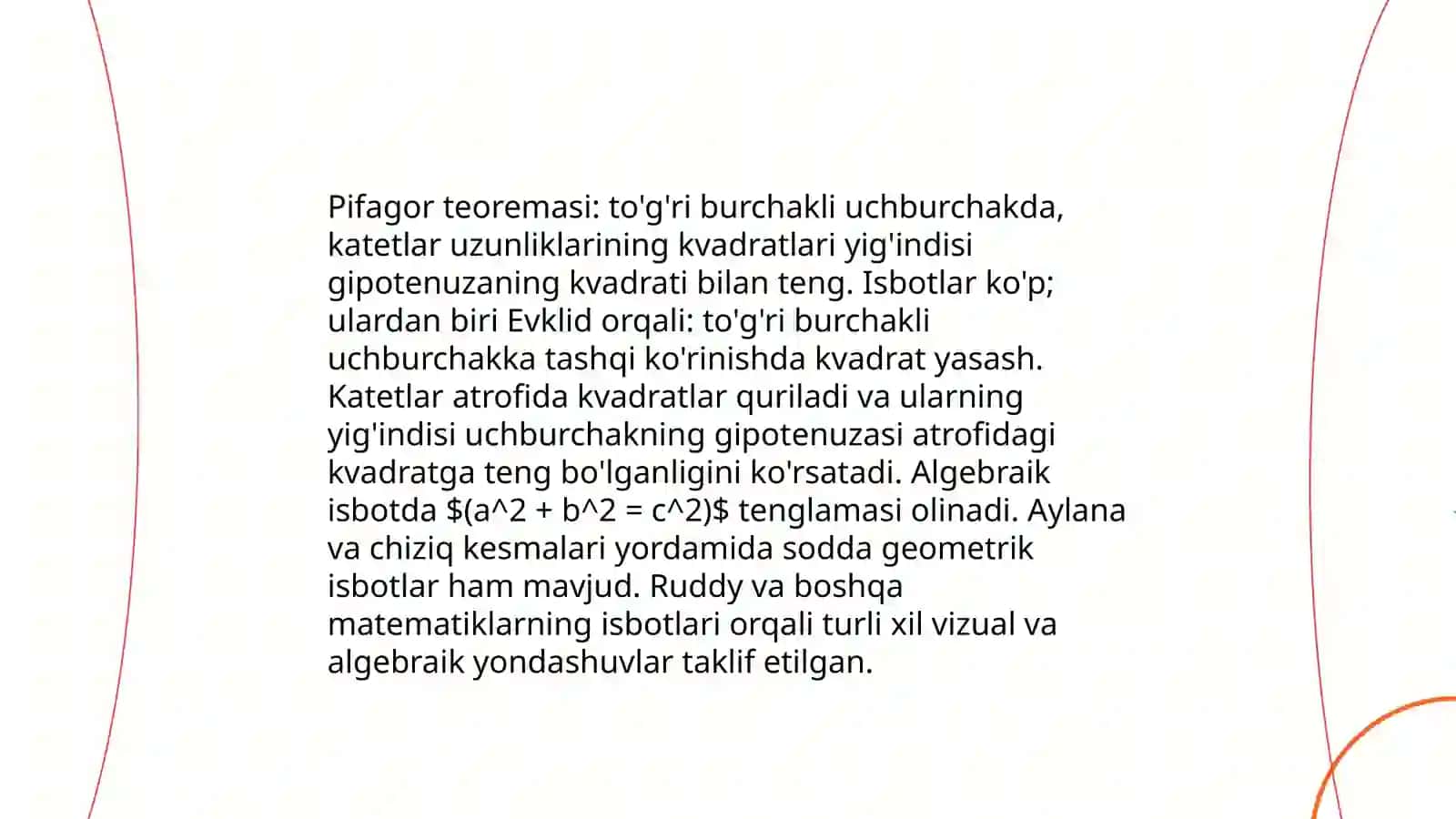 Pifagor teoremasi 4