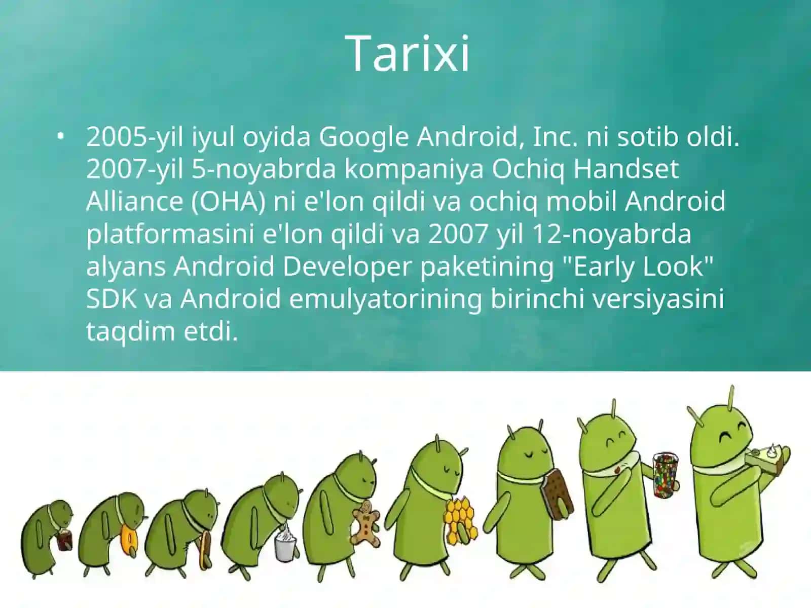 Android operatsion tizimi 4