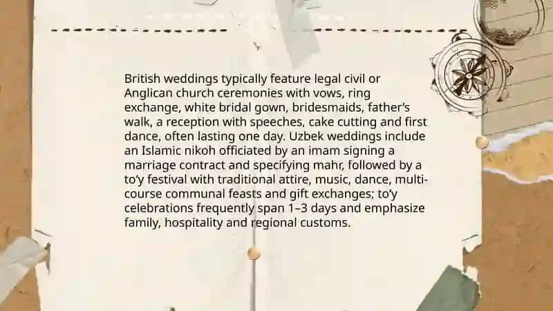 Traditions in UK and Usbekistan 4