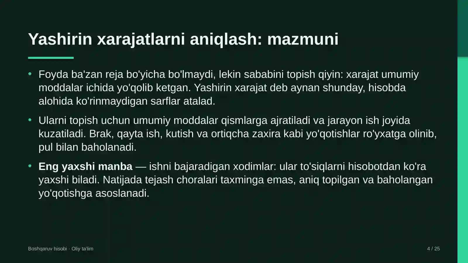 Blogerlik faoliyatida yashirin xarajatlarni aniqlash 4