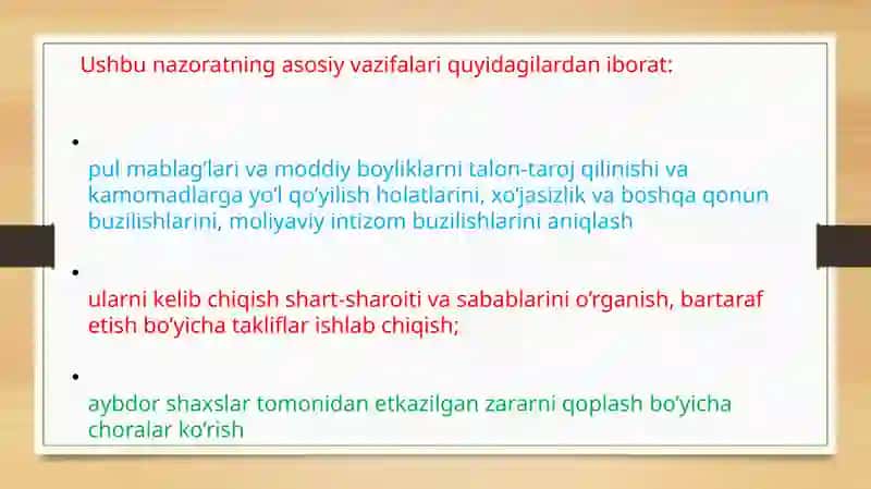 Moliyaviy nazorat turlari 4