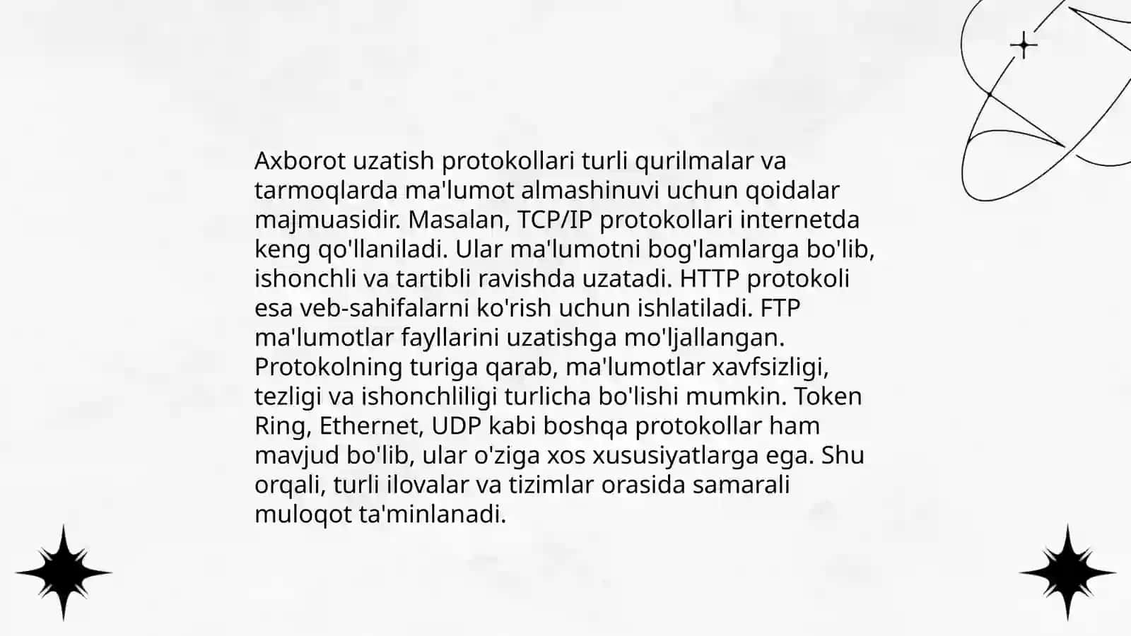 Kompyuter tarmoqlari asoslari 4