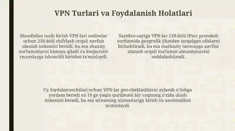 Virtual shaxsiy tarmoq (VPN) 4