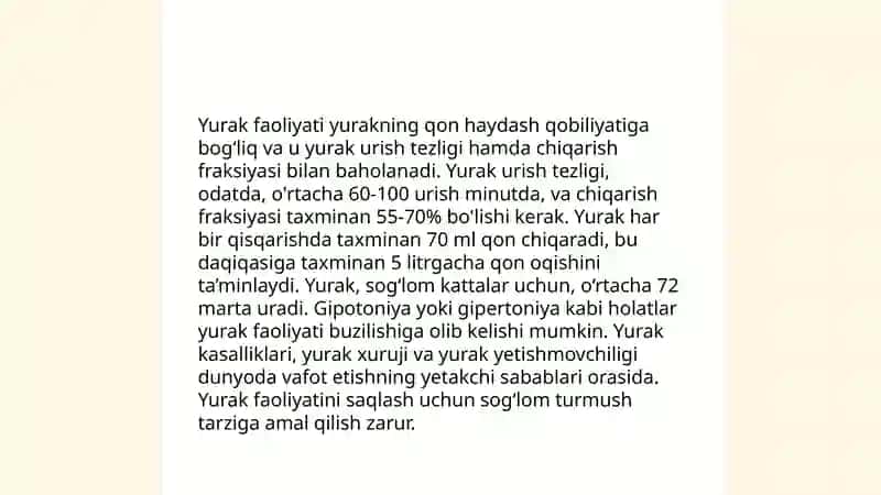 Yurak anatomiyasi 4