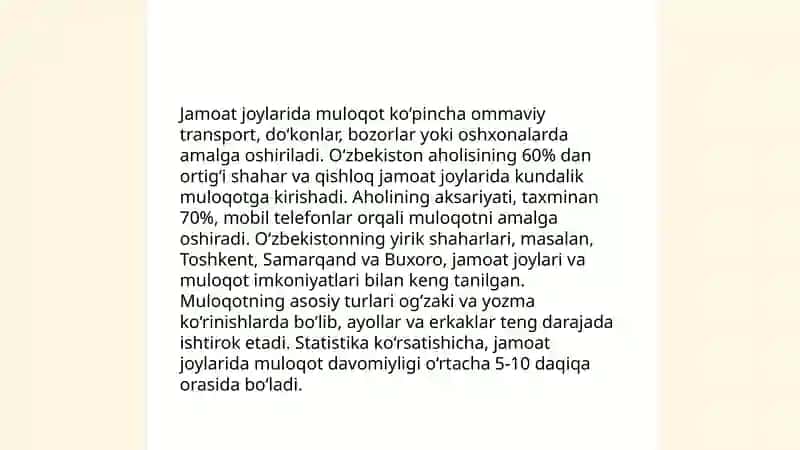Muloqot 4