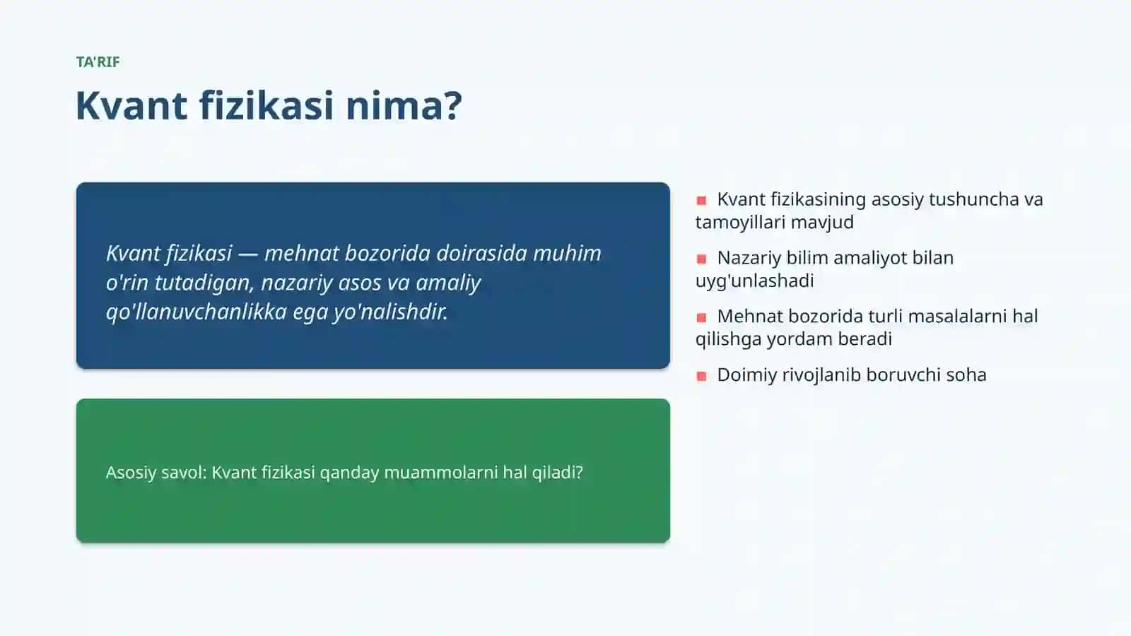 Kvant fizikasi 4