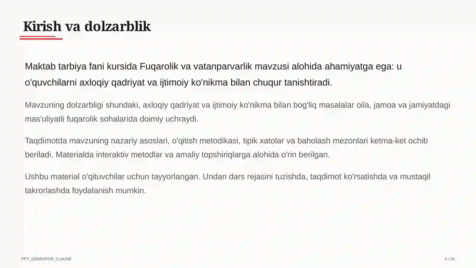 Fuqarolik va vatanparvarlik (8-sinf) 4
