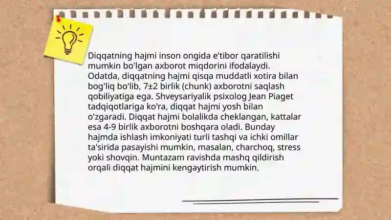 Diqqatning xususiyatlari 4