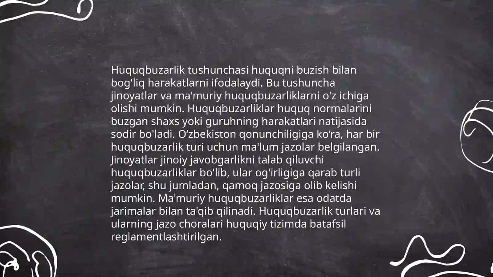 Huquqiy xulq-atvor huquqbuzarlik va yuridik javobgarlik 4