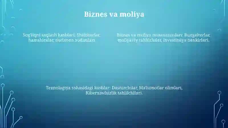 Kasb turlari 4