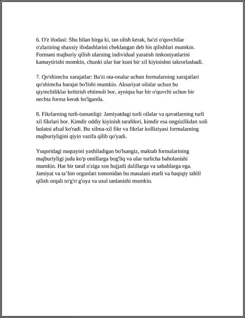 OPINION ESSAY 4