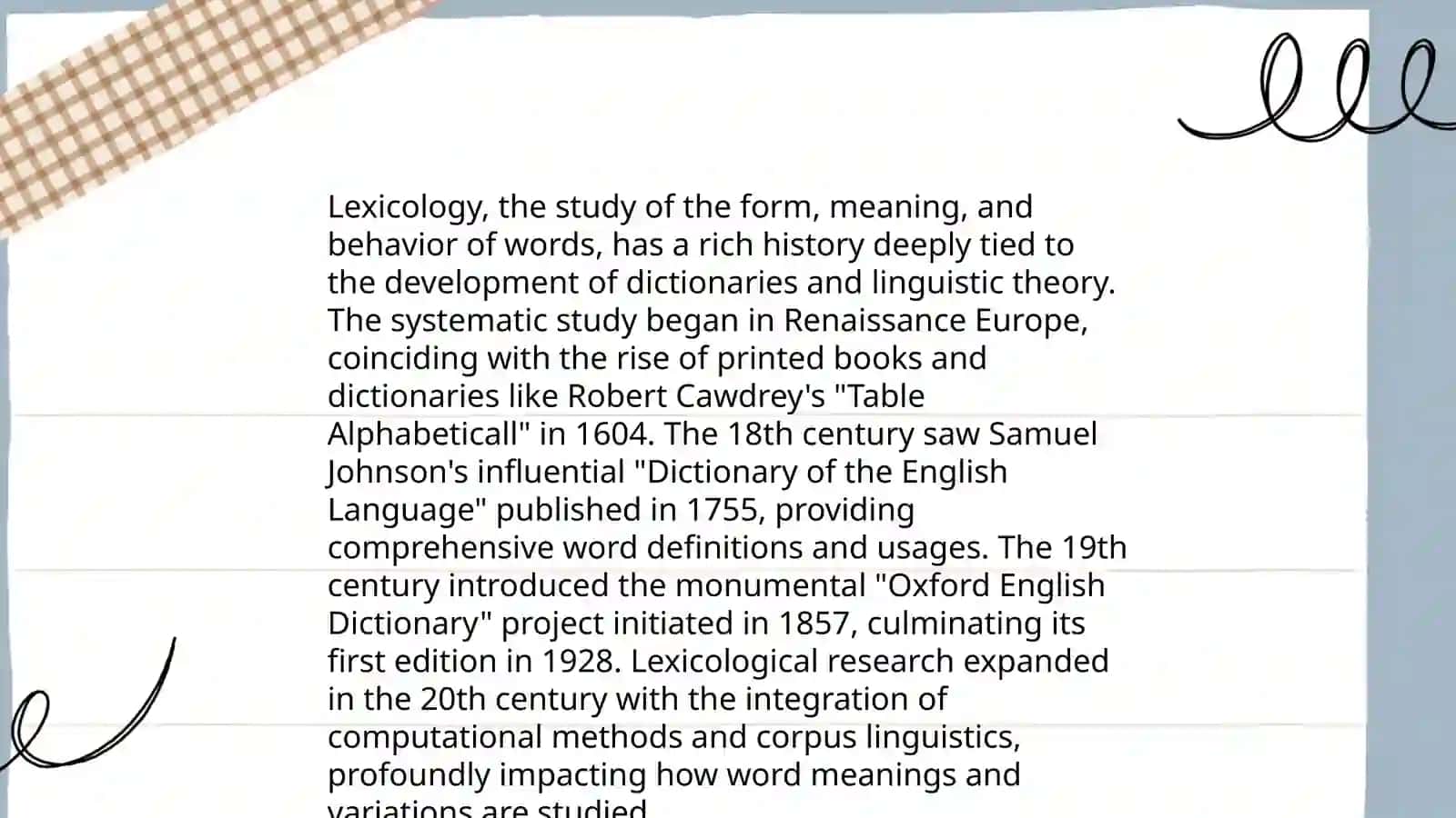 Introduction to lexicology. Lexicography 4