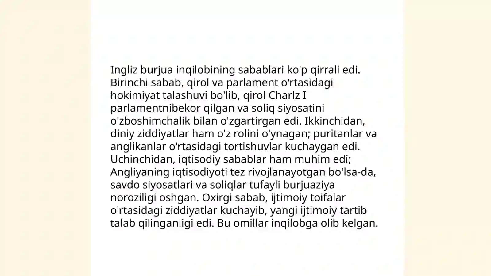 Angliyada kapitalizmning gʻalaba qilishi va ingliz burjua inqilobi 4