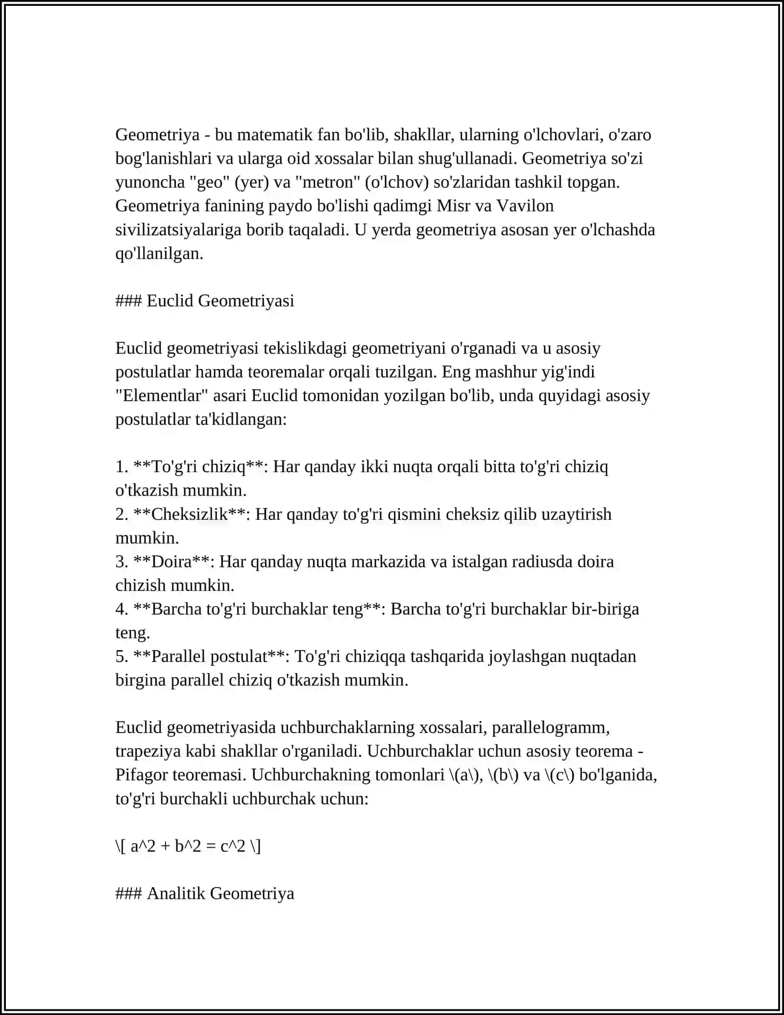 MATEMATIK REBURSLAR 4