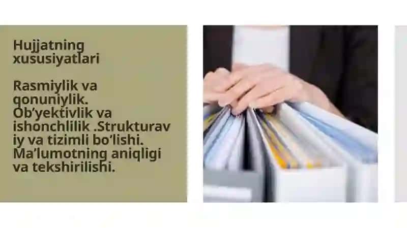 HUJJAT TUSHUNCHASI VA UNING HUJJATLAR TIZIMIDAGI O’RNI 4