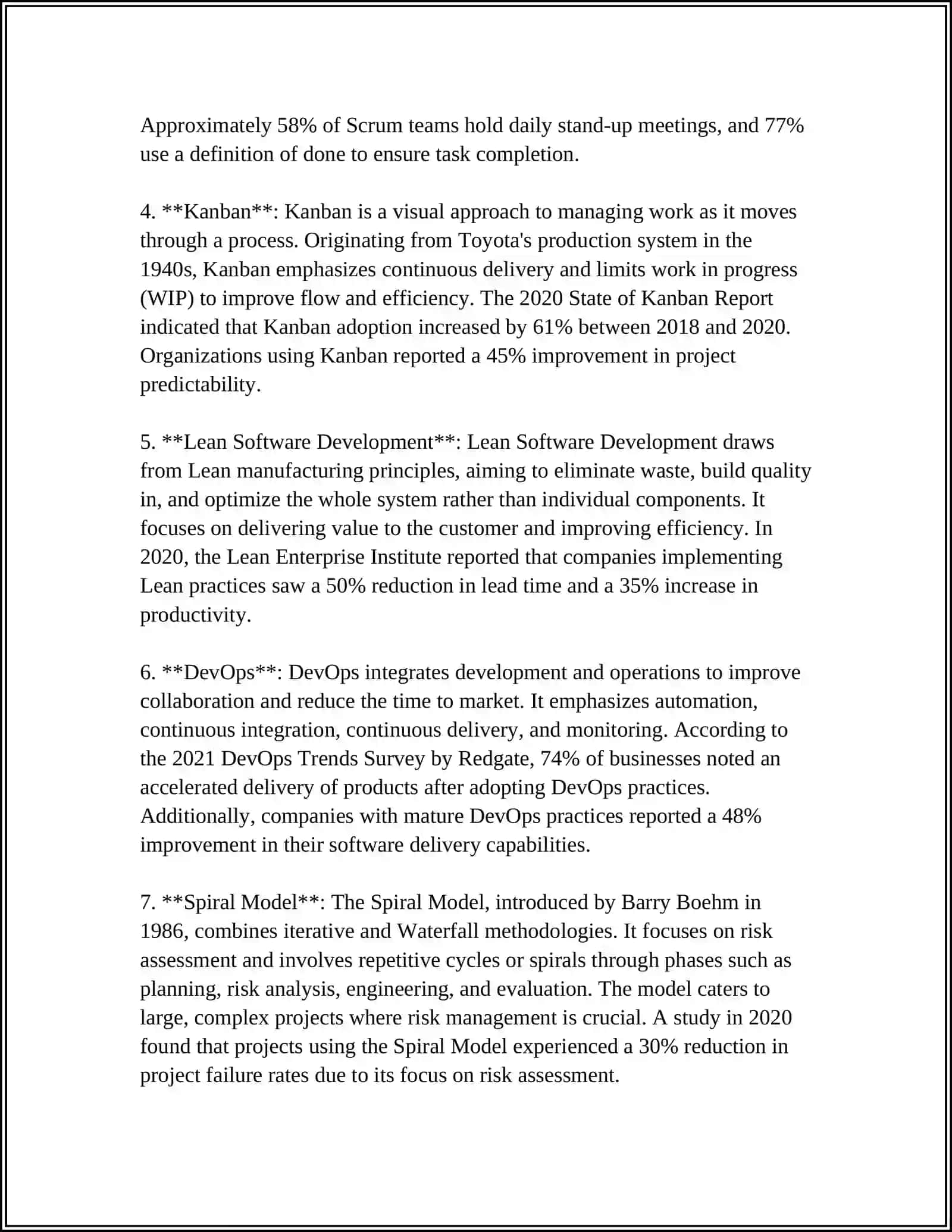 SOFTWARE DEVELOPMENT METHODOLOGIES 4