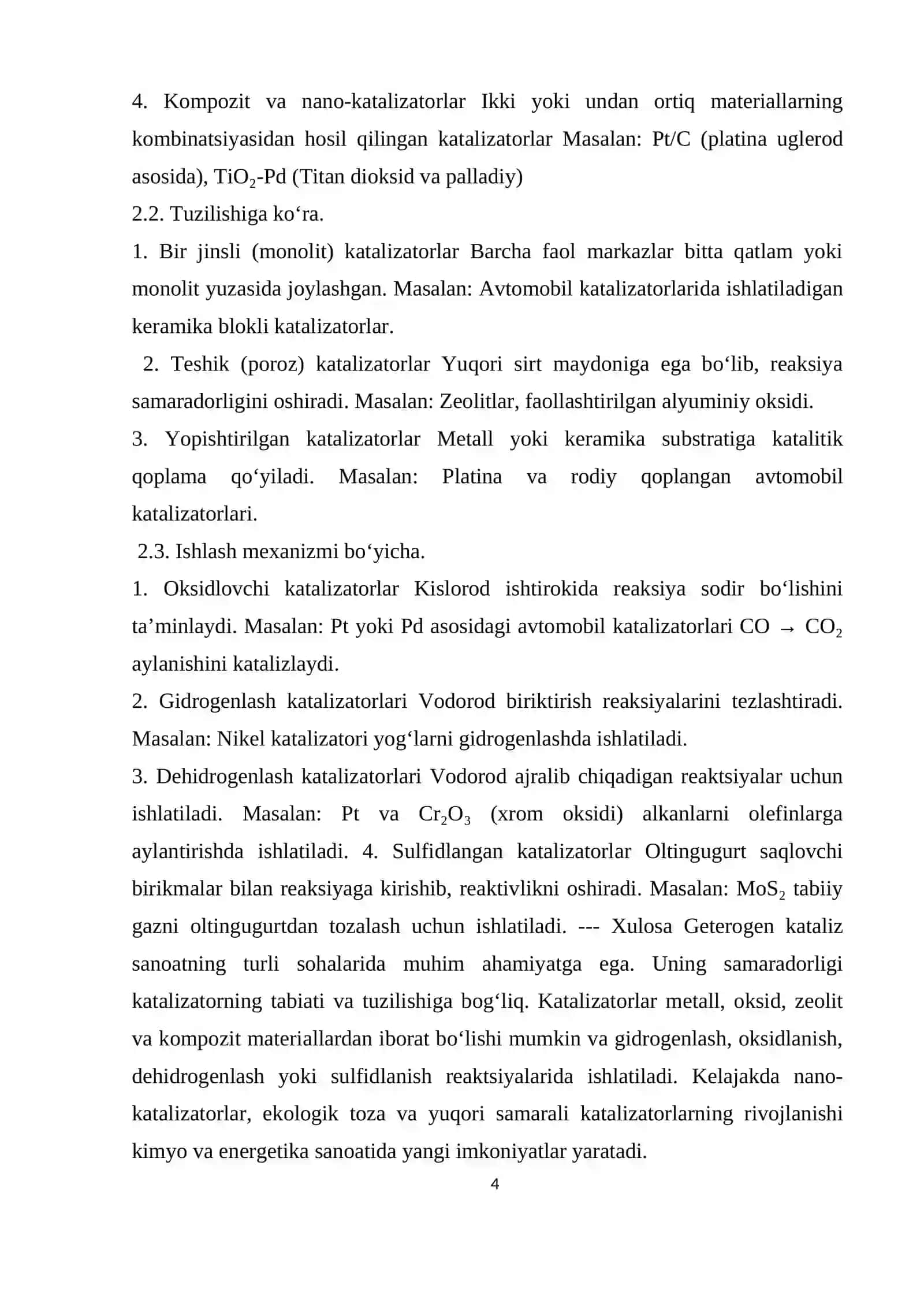Geterogen kataliz 4