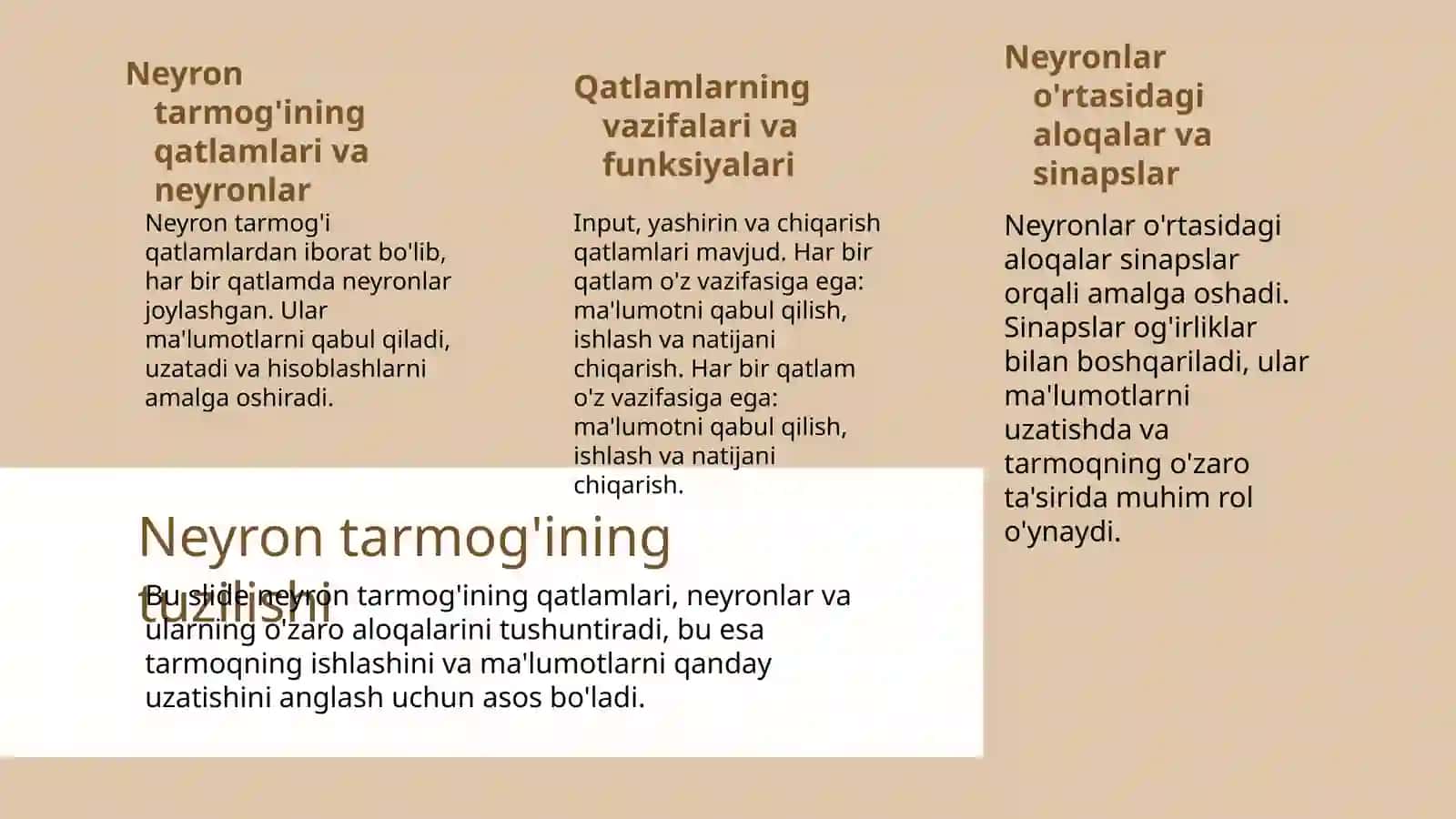 Takroriy neyron tarmoqlar 4
