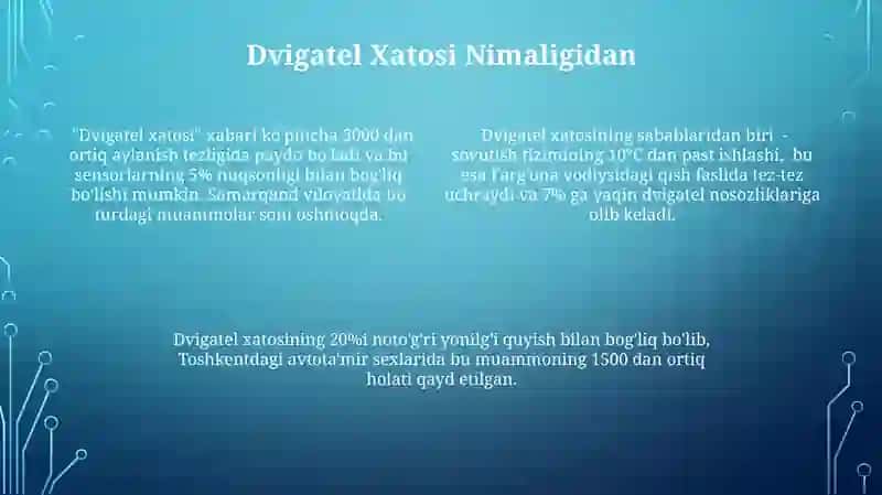 Bug‘ dvigateli 4