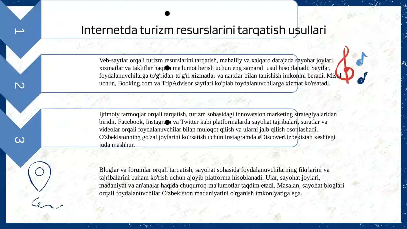 Turizm sohasidagi internet resurslarining ta’rifi 4