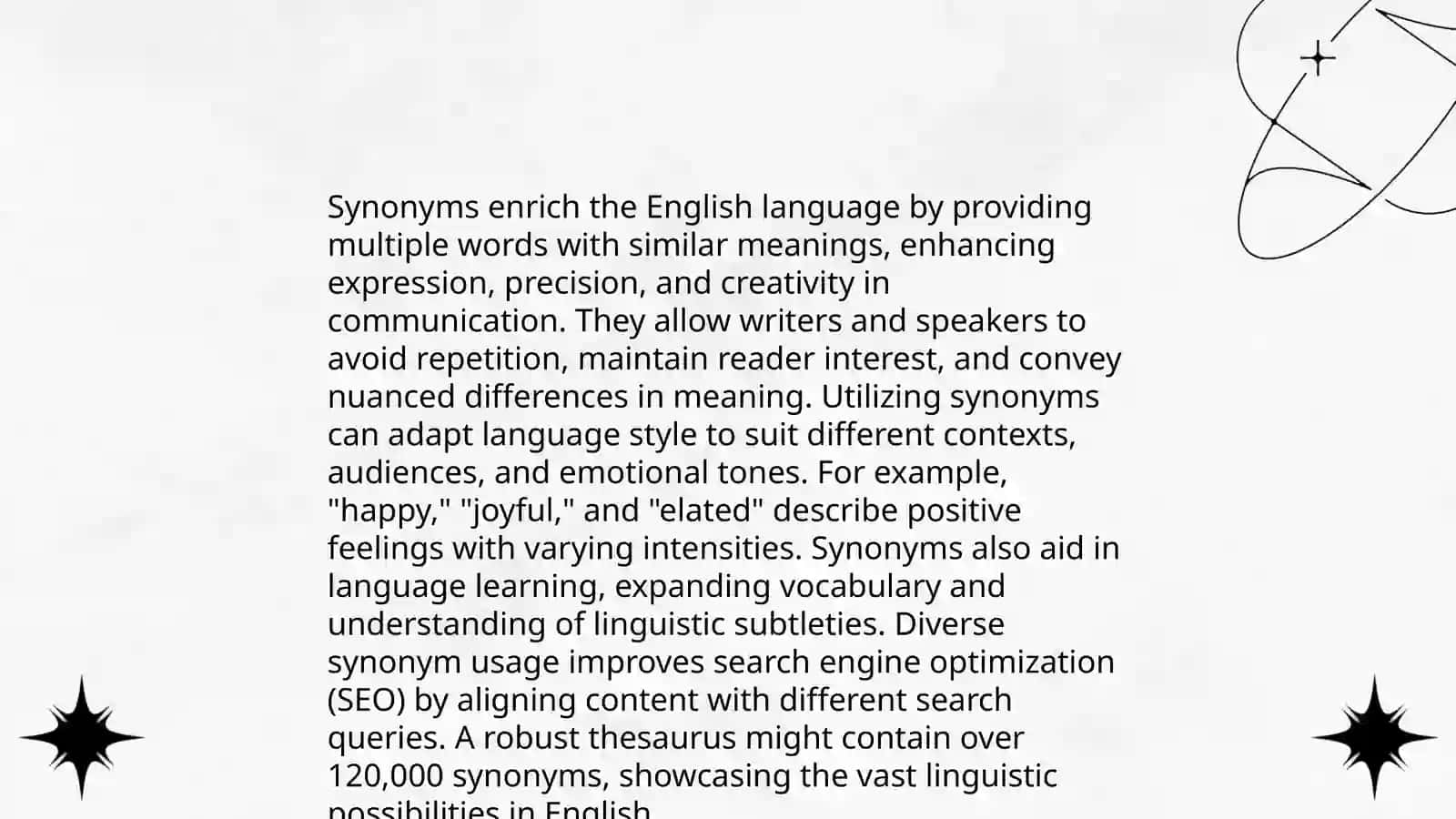 Synonyms 4