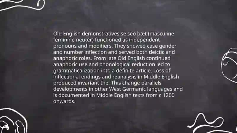 The history of definite and indefinite articles 4