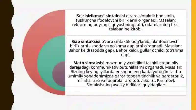 Sintaksis haqida ma`lumot 4