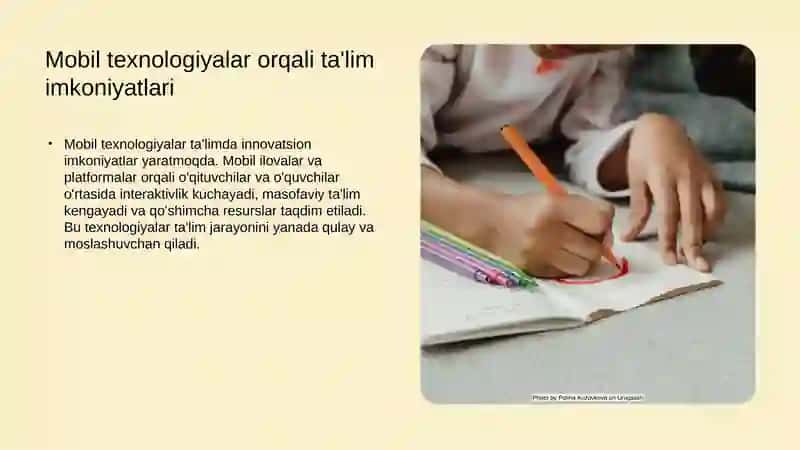Mobil texnologiyalarni pedagogik dasturiy yechimlari va pedagogik dasturiy vositalar yaratish tizimlari 4
