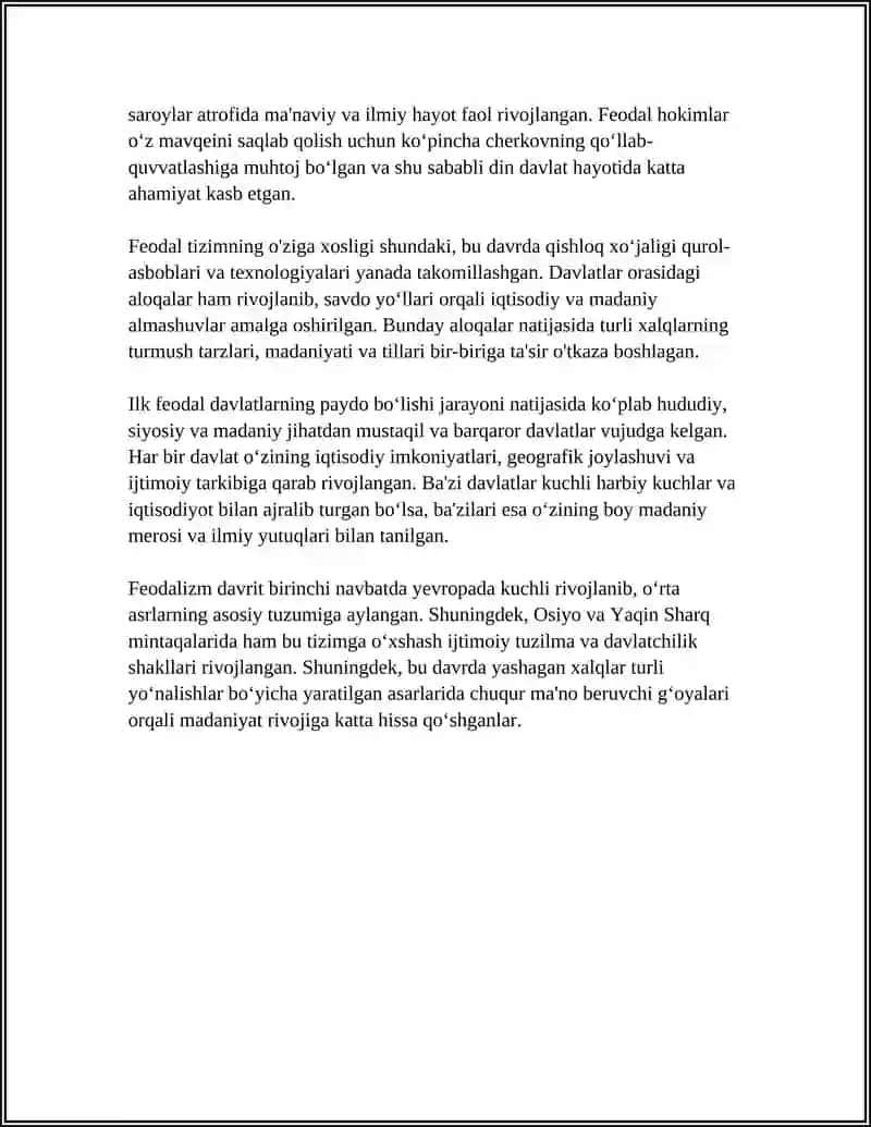 ILK FEODAL DAVLATLAR 4