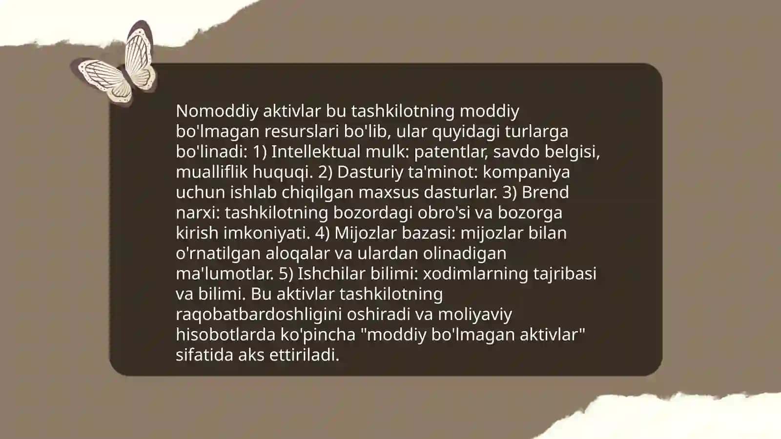 Nomoddiy aktivlar 4