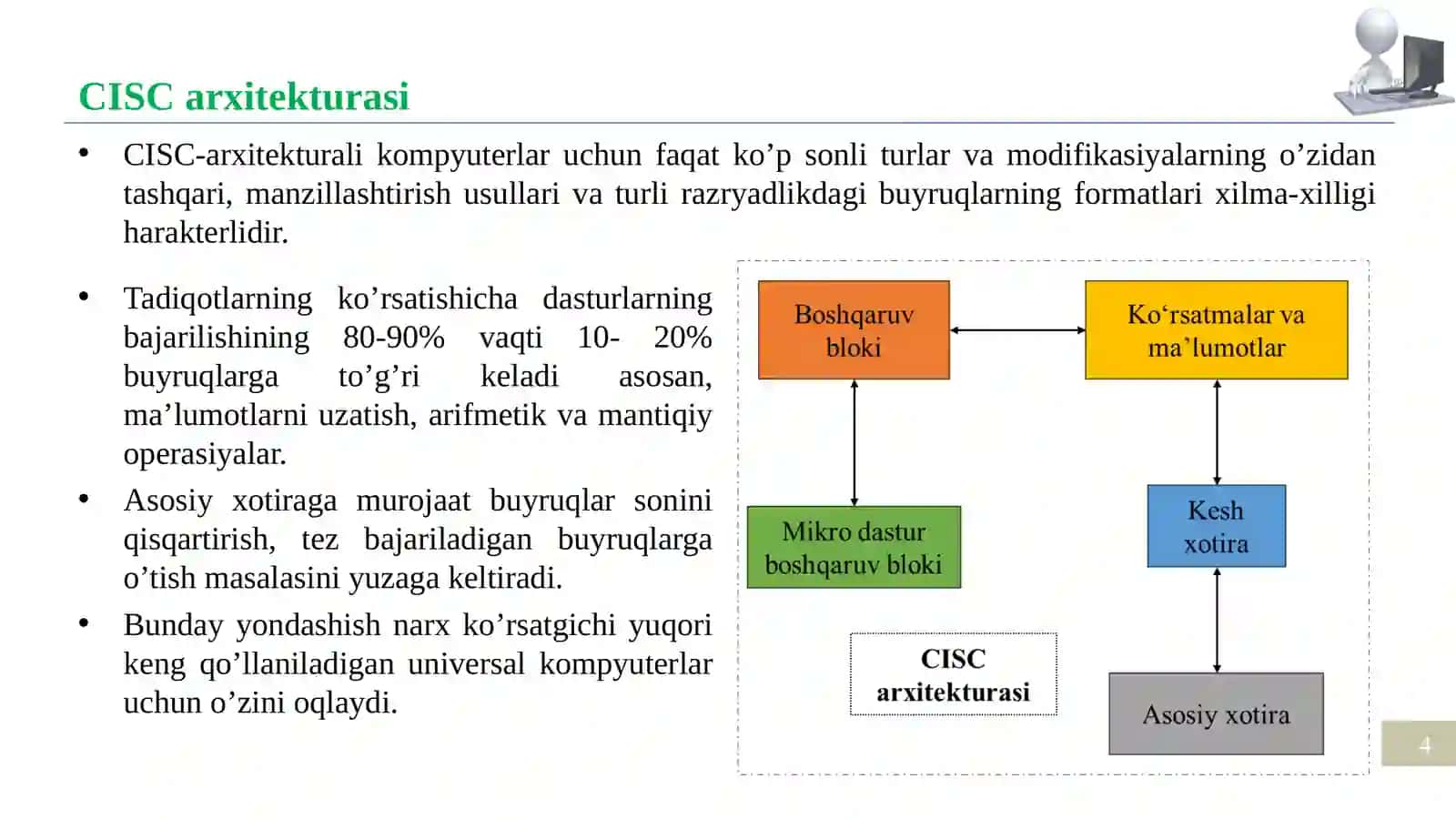 Kompyuterning buyruqlar tizimi 4