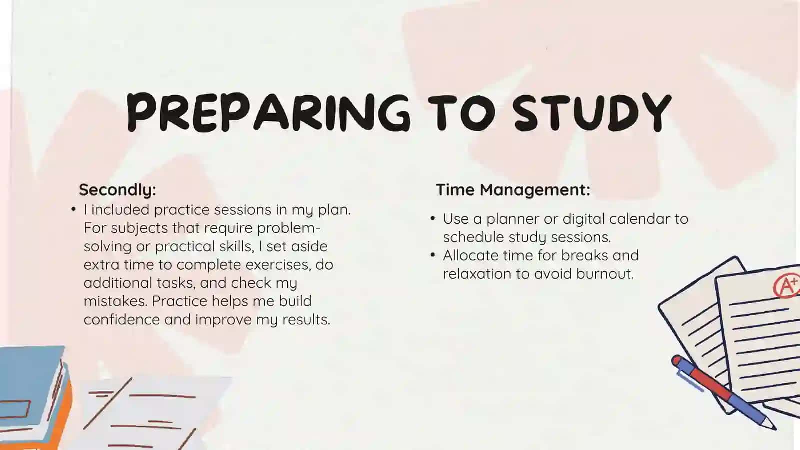 MY STUDY ROUTINE SCHEDULE 4