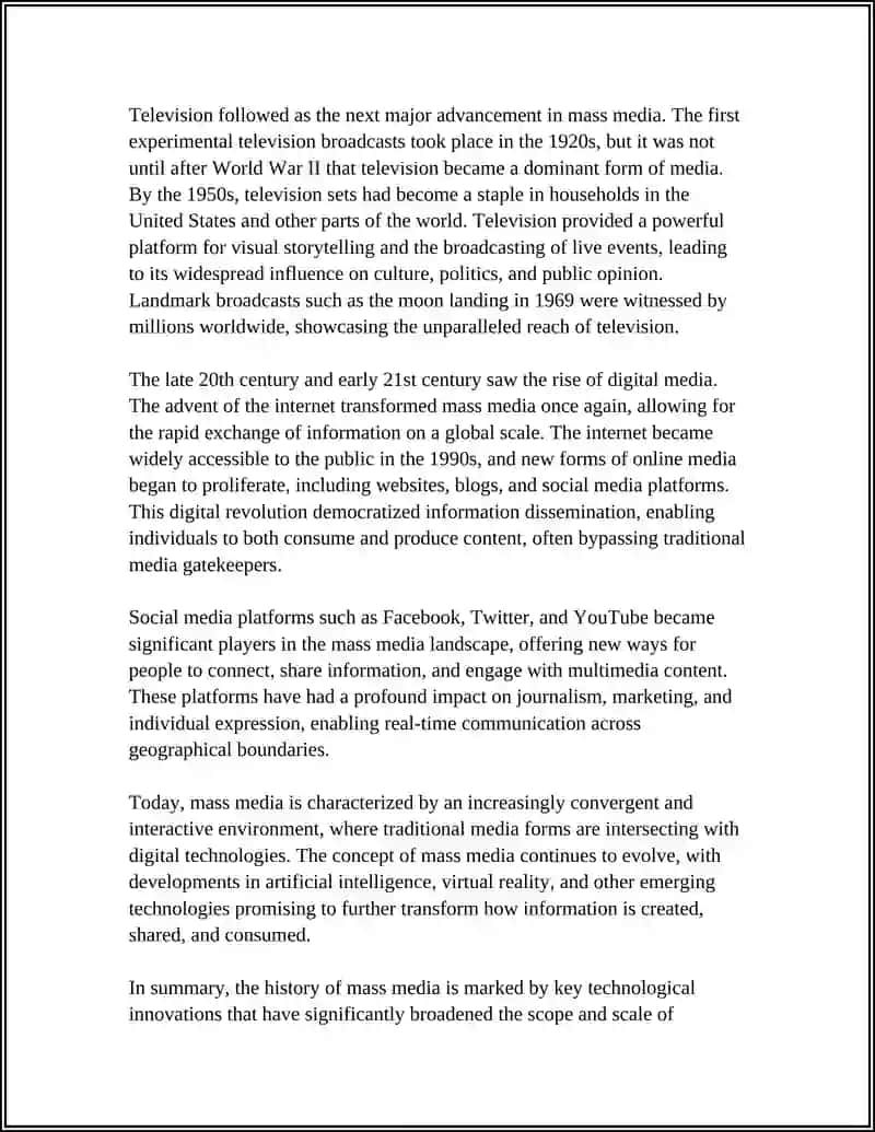 History of Mass Media 4