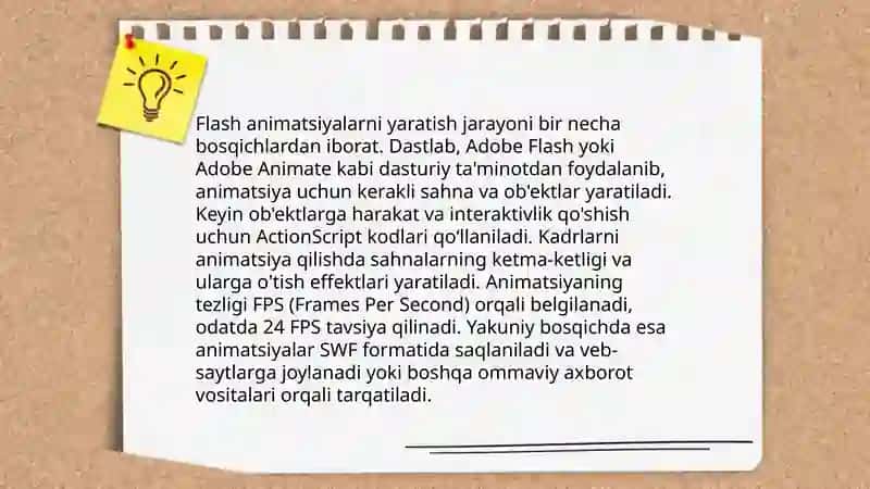 Macromedia Flash texnologiyasi 4