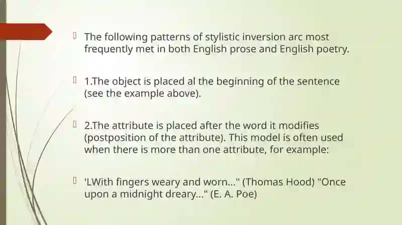Compositional patterns of syntacticalarrangement 4