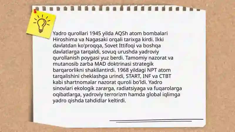 Ommaviy qirgʻin qurollar 4