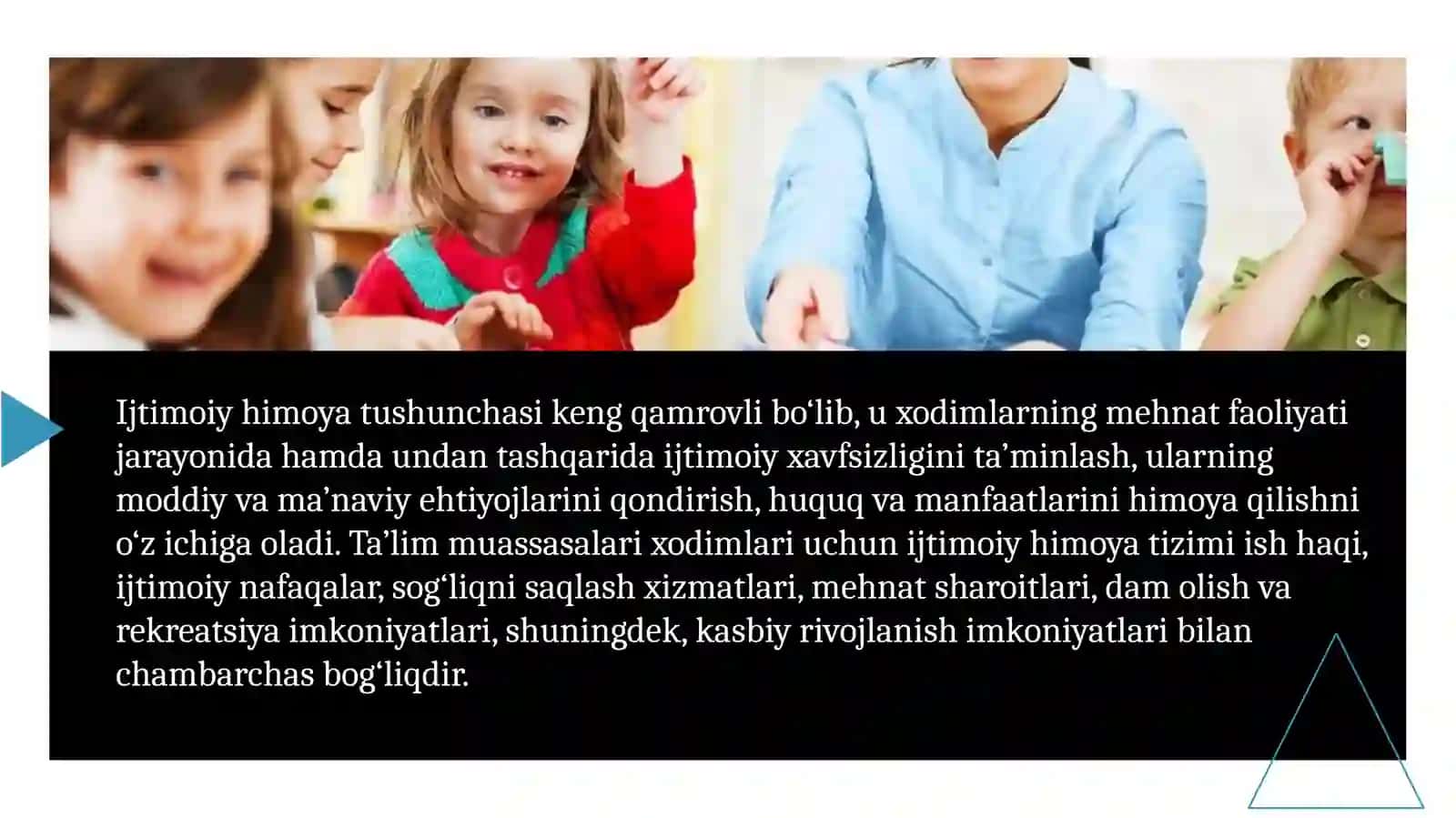 Ta'lim muassasalari xodimlarini ijtimoiy himoya qilish 4
