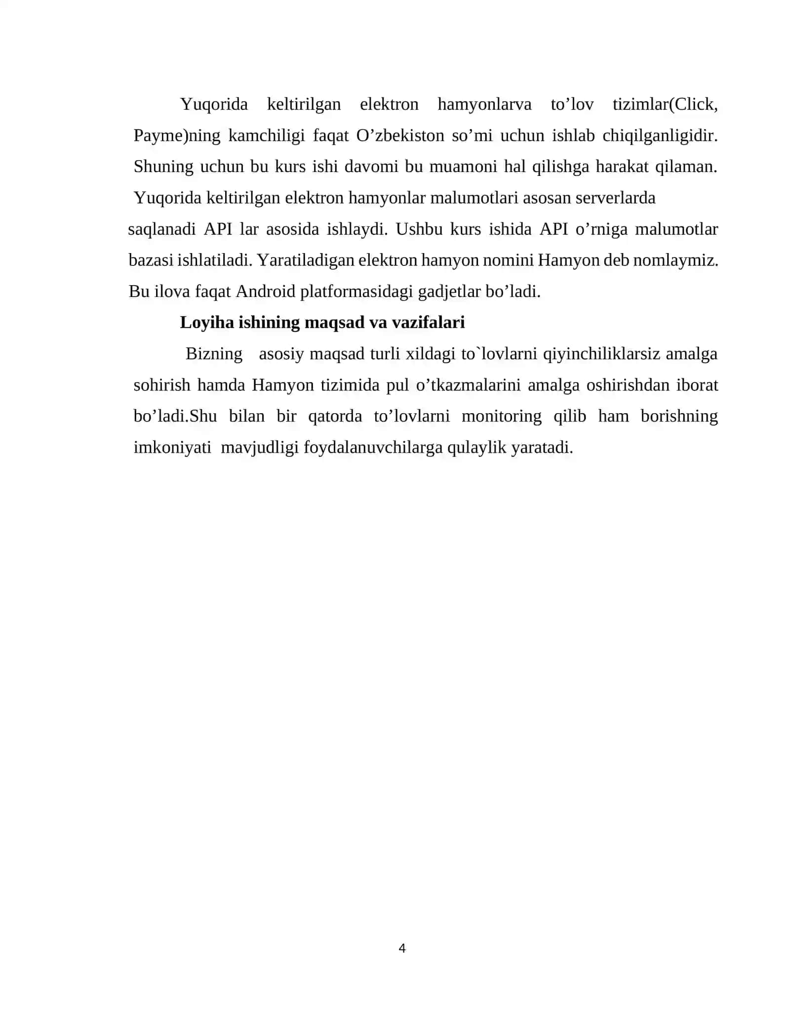 “Hamyon hisobot ”mobililovasiniyaratish 4