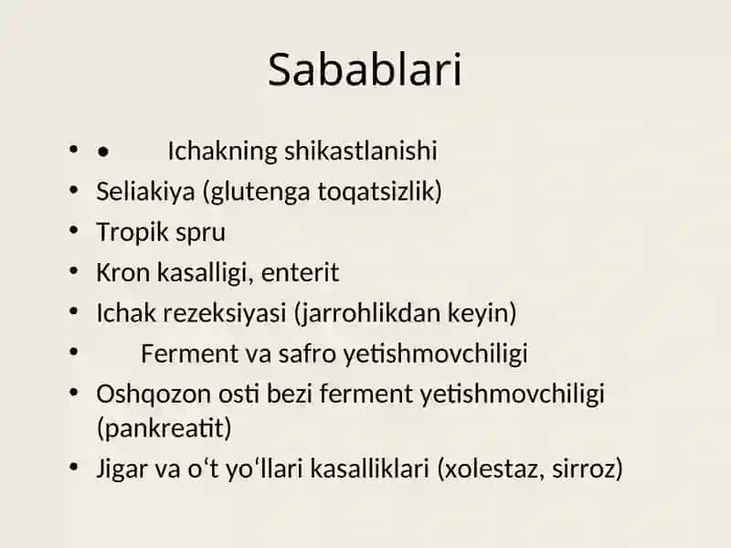 Malabsorbsiya sindromi 4